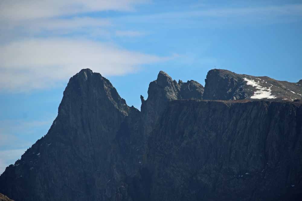les 3 pics de Belledonne depuis le Grand Colon