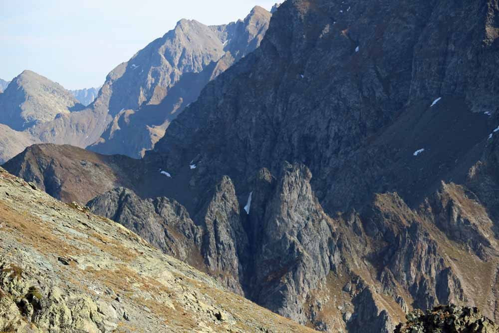 Le col du loup et les dents du loup depuis le Grand Colon