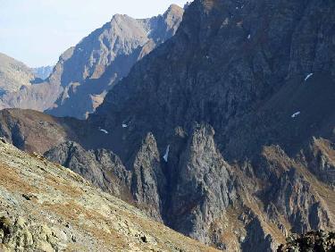 Le col du loup et les dents du loup depuis le Grand Colon