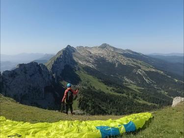 Plateau du Cornafion Épaule W Par la combe sud de Pissevache