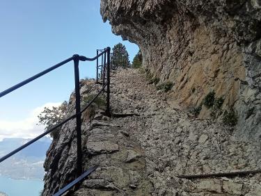 Pointe de Banc Plat  depuis Le Mont