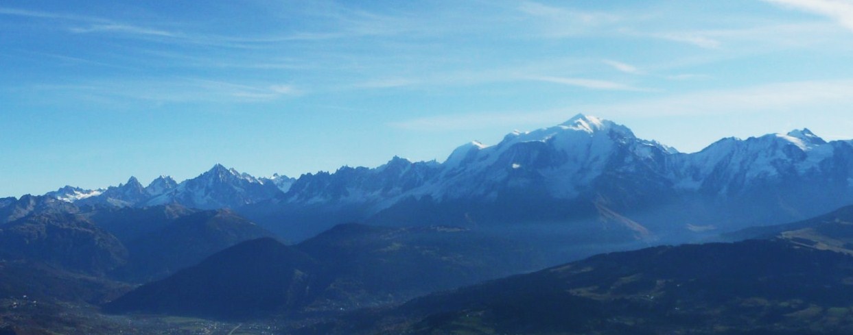 impressionant panorama de la Verte aux Miages