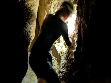 Initiation à la spéléo  (Spéléo rando de la tanne du névé)