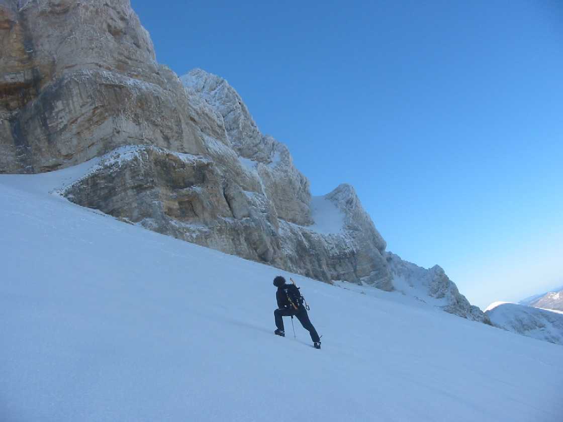 Juste sous la vire Sombardier