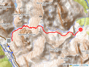J1 - raid à ski de rando dans les Cerces