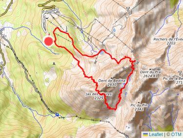 Jas des Lièvres Cime de la Jasse