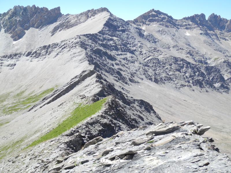 L'arÃªte depuis le sommet
