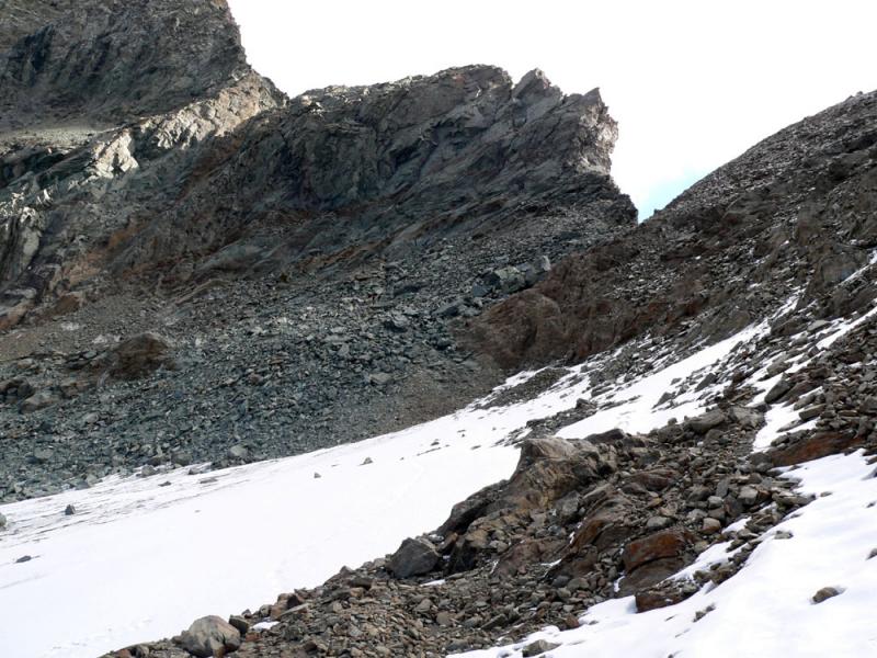 L'arrivée au col de la Galise