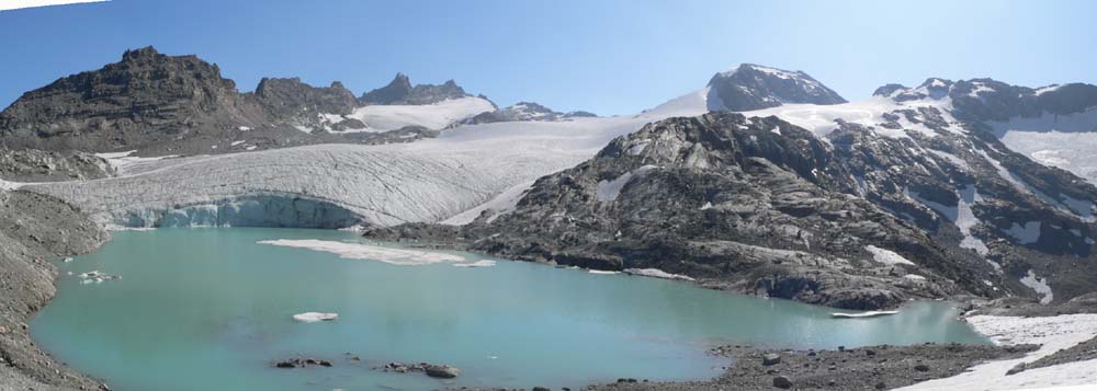 L'arrivée au nouveau lac