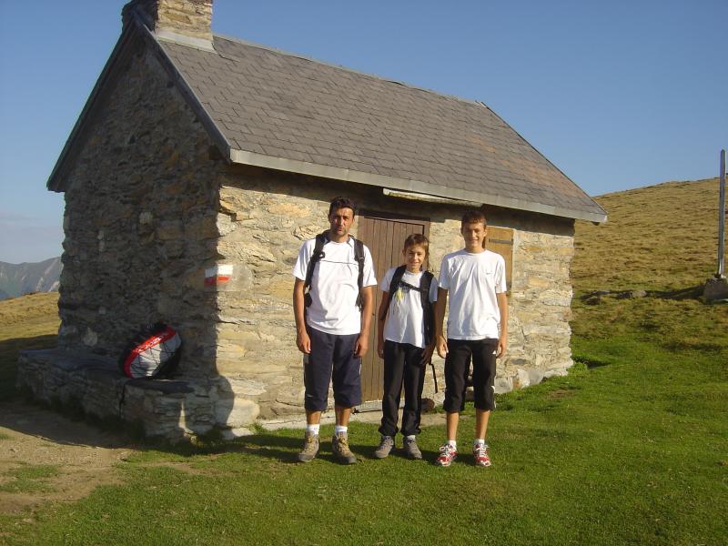 L'équipe a la cabanne