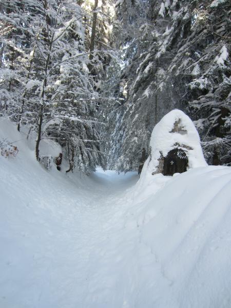 L'oratoire en hiver