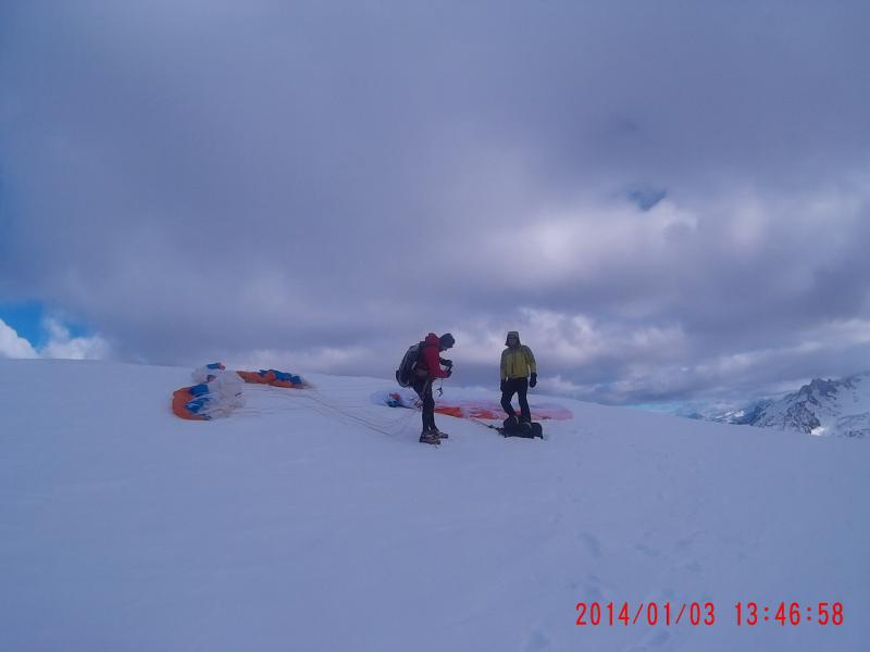 L'équipe prête à décoller