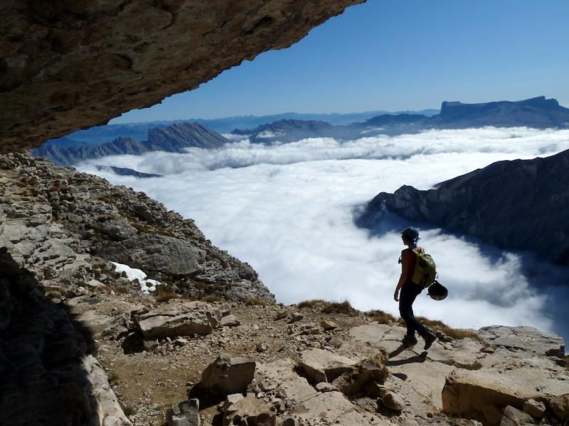 La Cravate sur Fond de Pic de Bure
