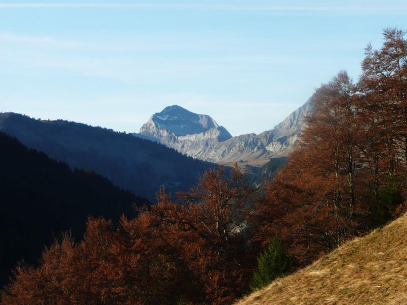 La Face nord du Charvin au matin