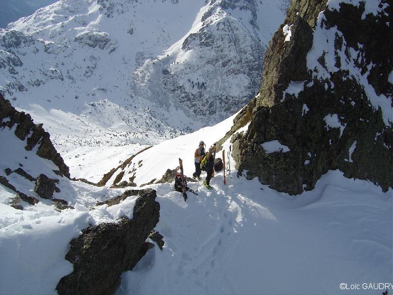 La brêche de Bédina et l'entrée du couloir