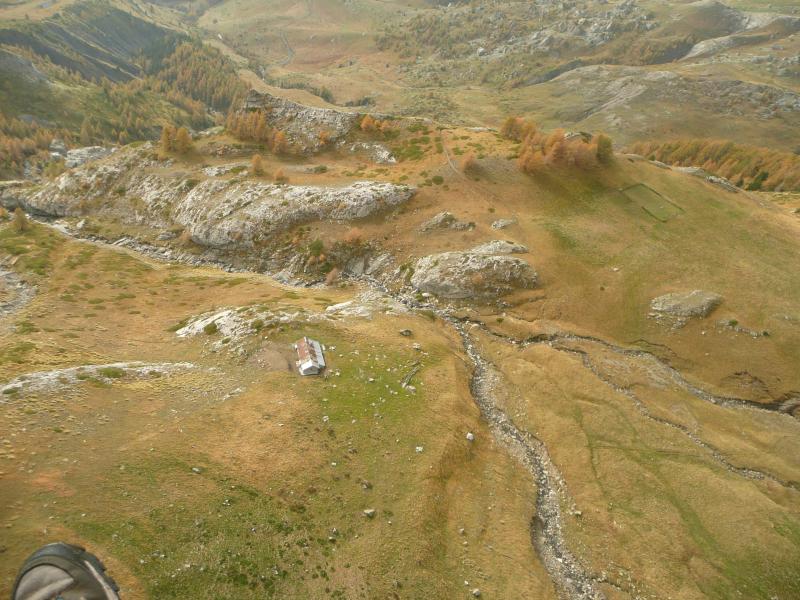 La cabane des Beaumes vue du ciel