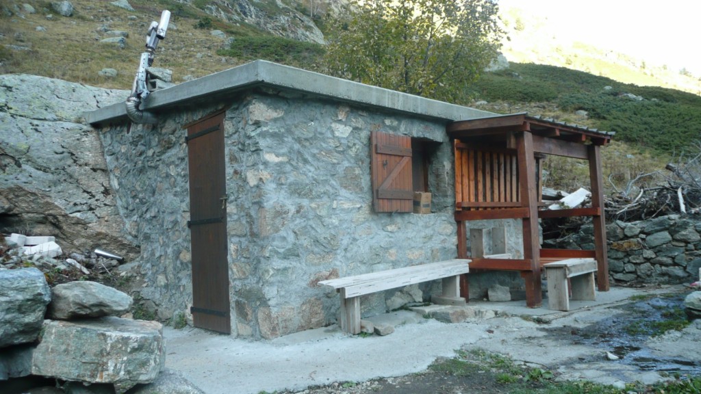 La cabane isolée de tout