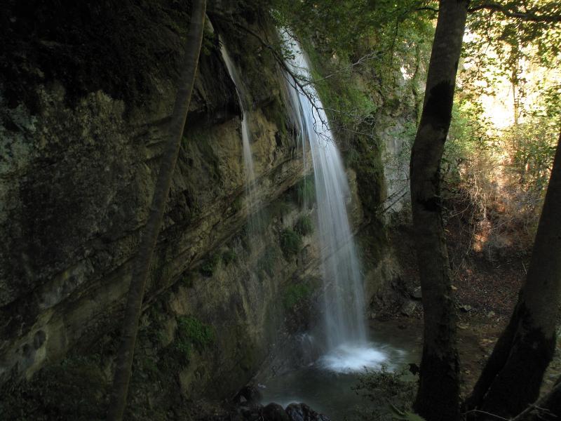 La cascade inférieure de Glésy.