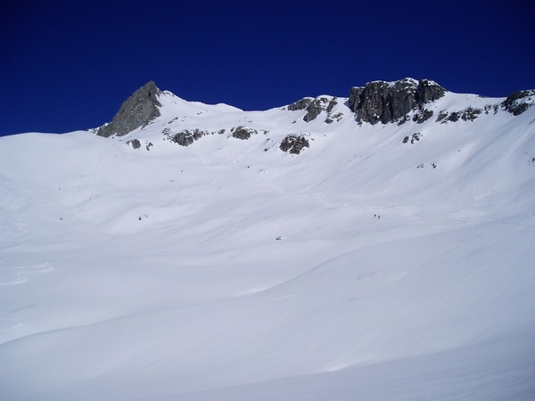 La combe et le sommet