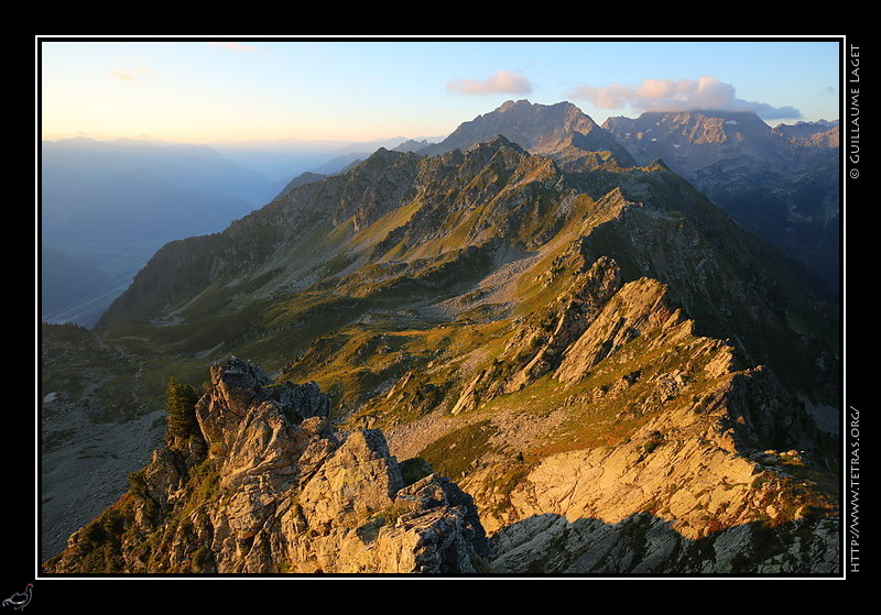 La crête Grands Moulins - pic du Frêne