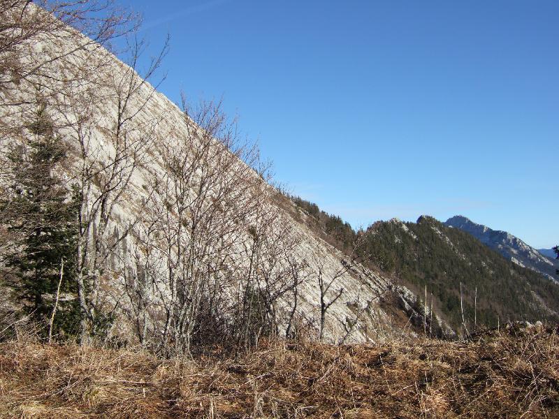 La dalle coté Sud