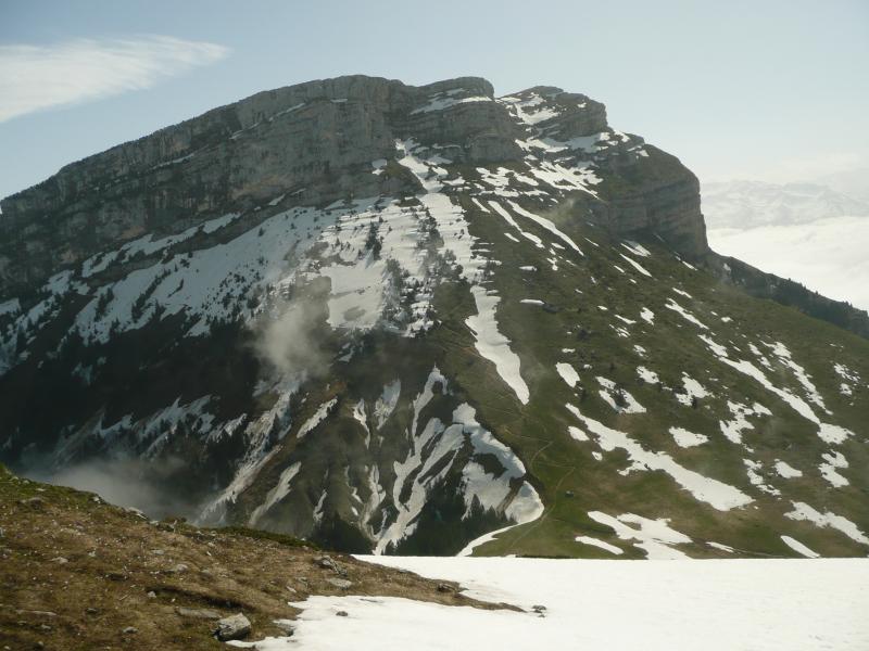 La dent coté Ouest, encore de la neige !
