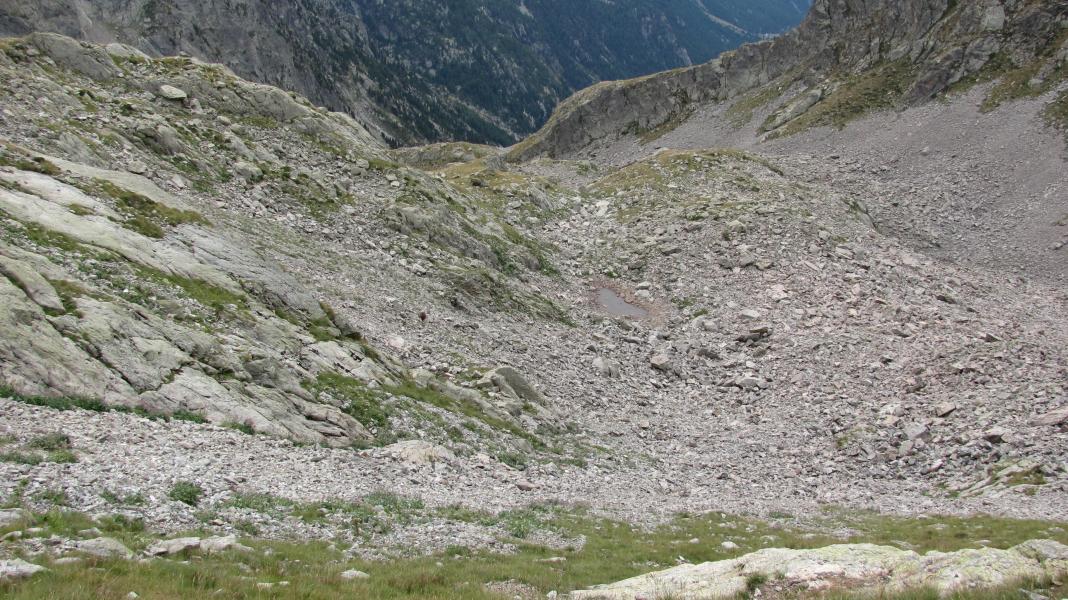 La descente du pas de Niré.