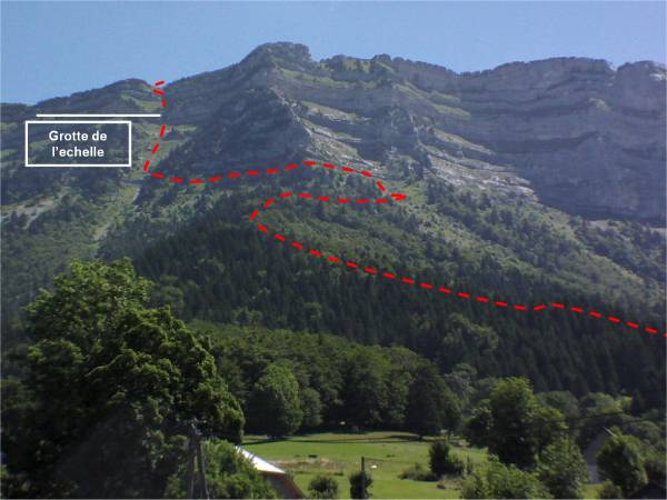 La grotte de l'echelle