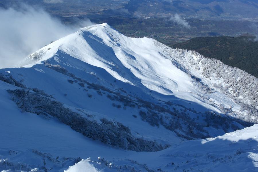La montagne d'Arvillard vue de son sommet