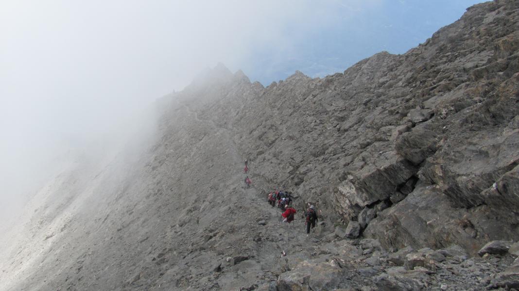 La nebbia arrive.