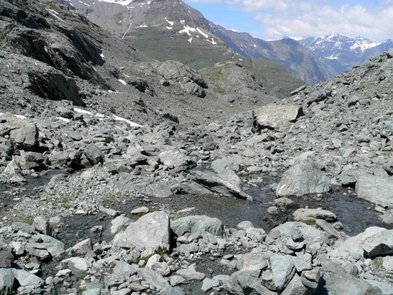 La sortie des gorges