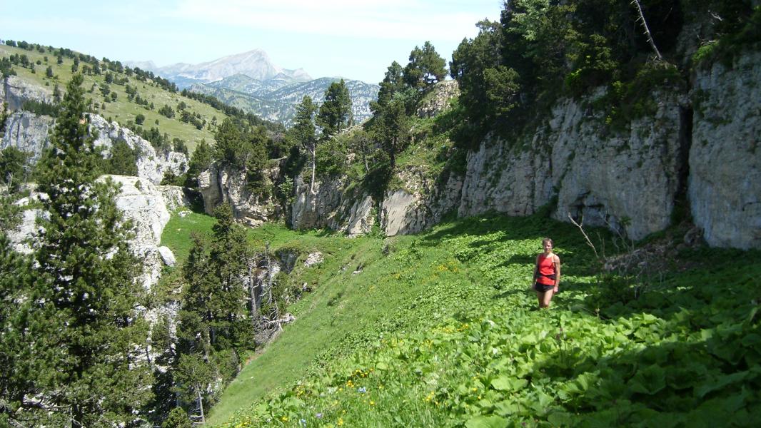 La vire du rocher des heures