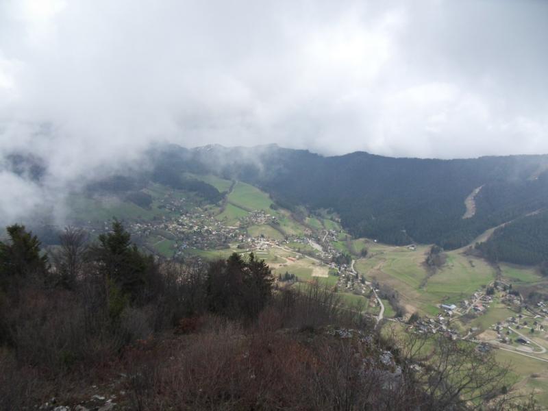 La vue se bouche au sommet