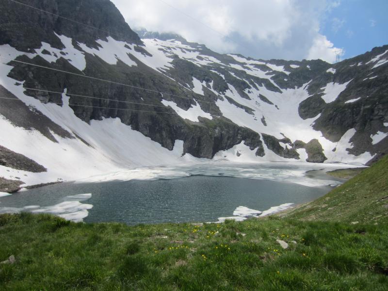 Lac de Plan Vianney et la brêche du Périer