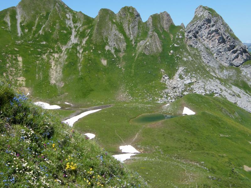 Lacs au dessous du Mt Coin