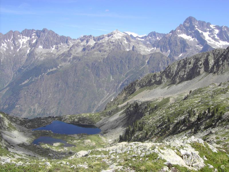 Lacs et sommets.
