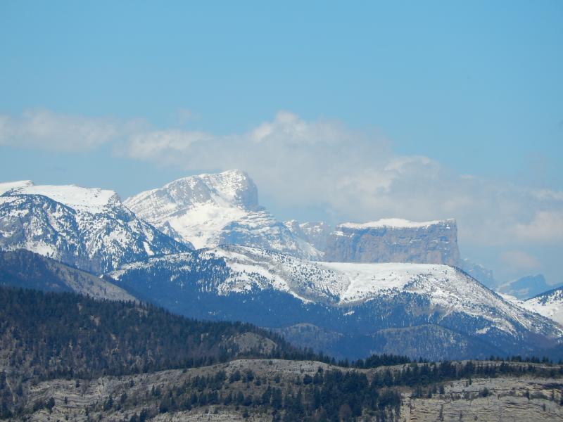 Le Grand Veymont et le Mont Aiguille