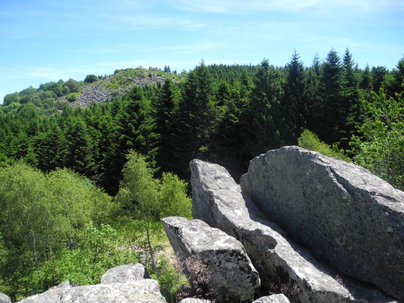 Le Grun de Chignore depuis la Pierre de l'Homme