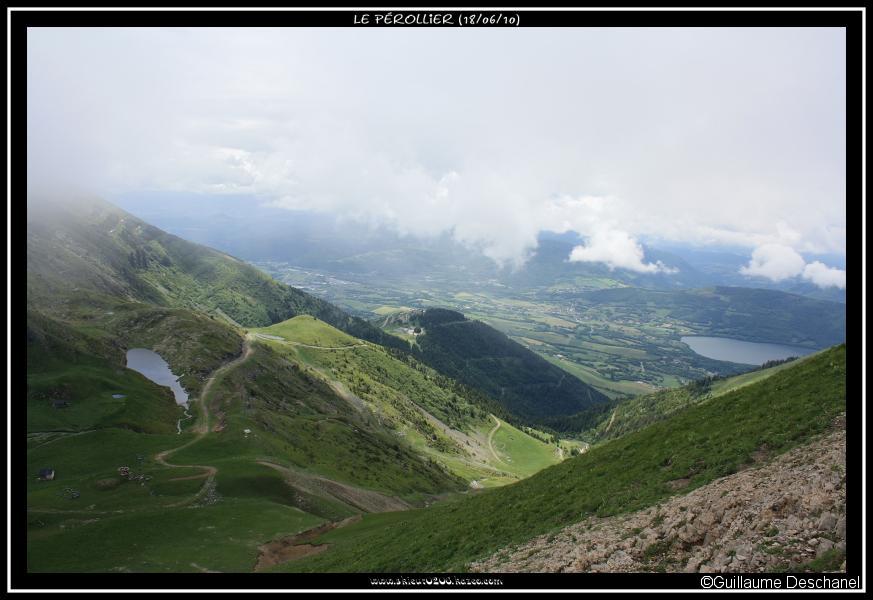 Le Lac Charlet en contre-bas
