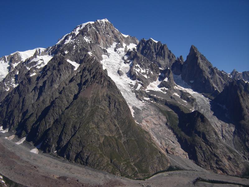 Le Mont Fortin et les 3Km de la face S du Mt Blanc