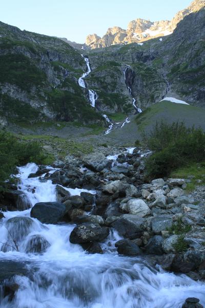 Le Vorz, au niveau de la passerelle