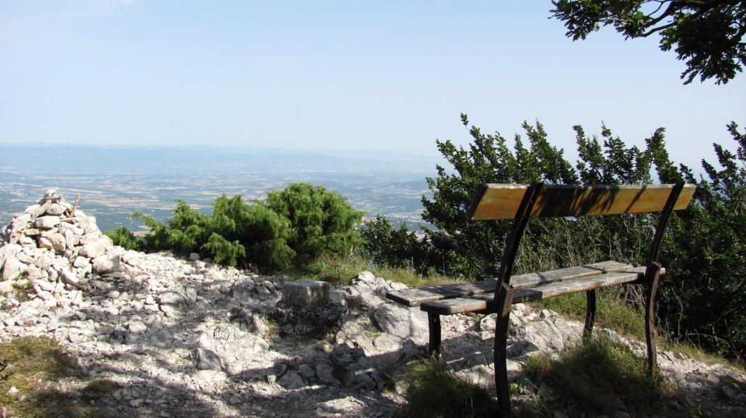 Le banc de Roche Colombe