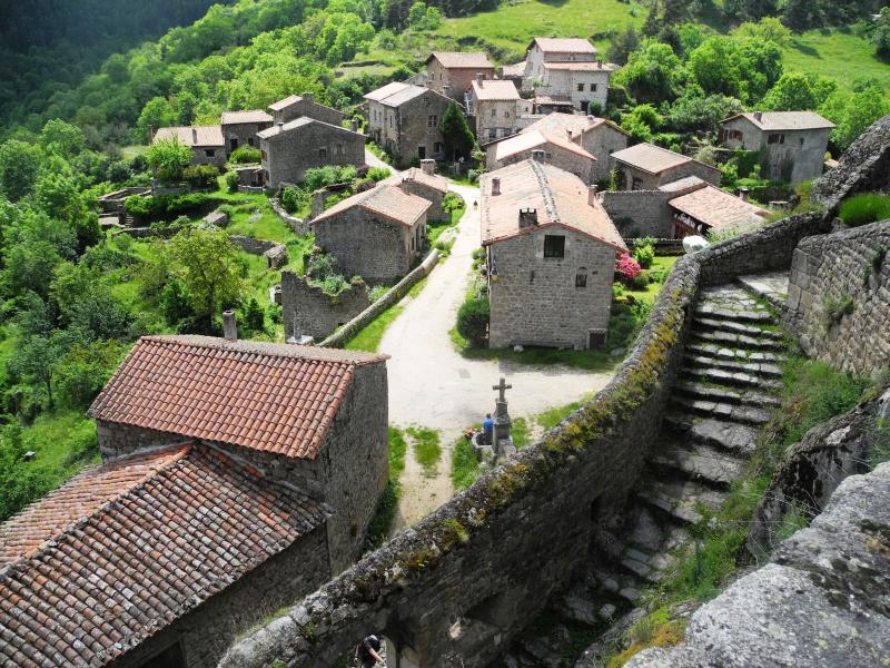 Le bourg vu du château 