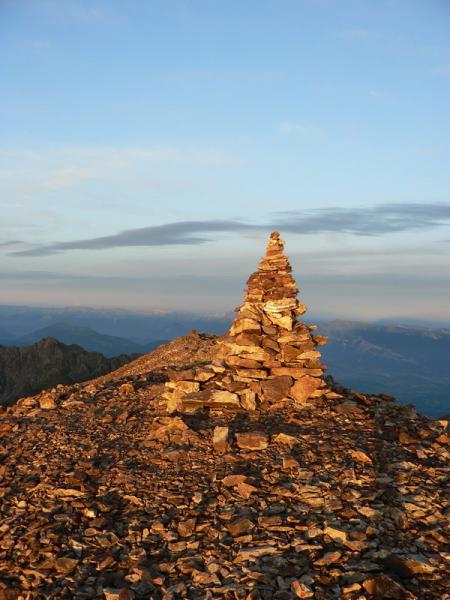 Le cairn de Tête Noire