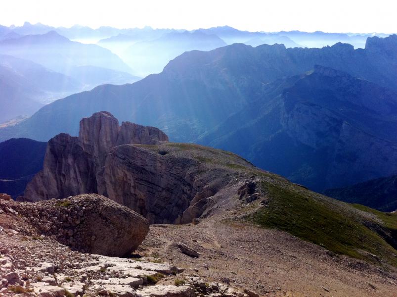 Le col de l'Obiou et des pentes sympas pour déco
