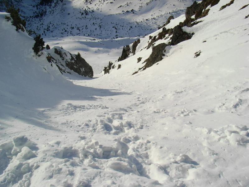 Le couloir du Pic du Pin