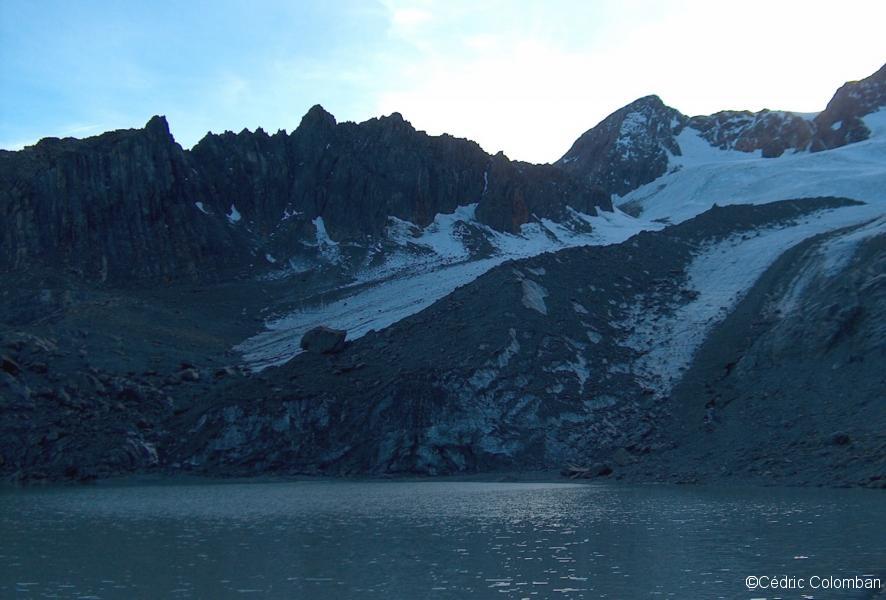 Le front du Glacier des Quirlies...