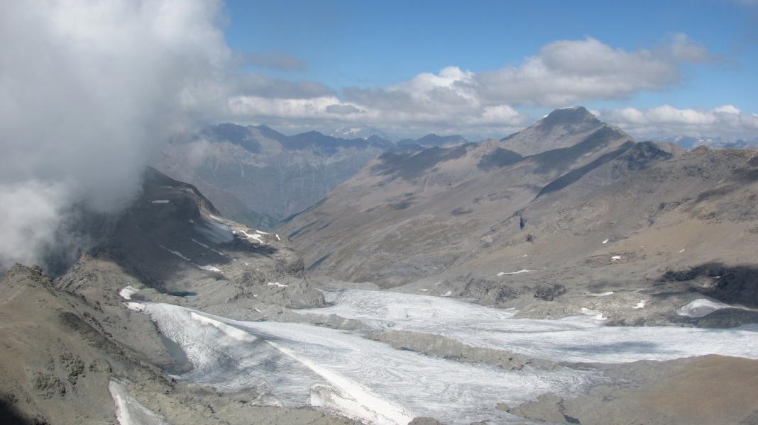 Le glacier de Rochemelon.