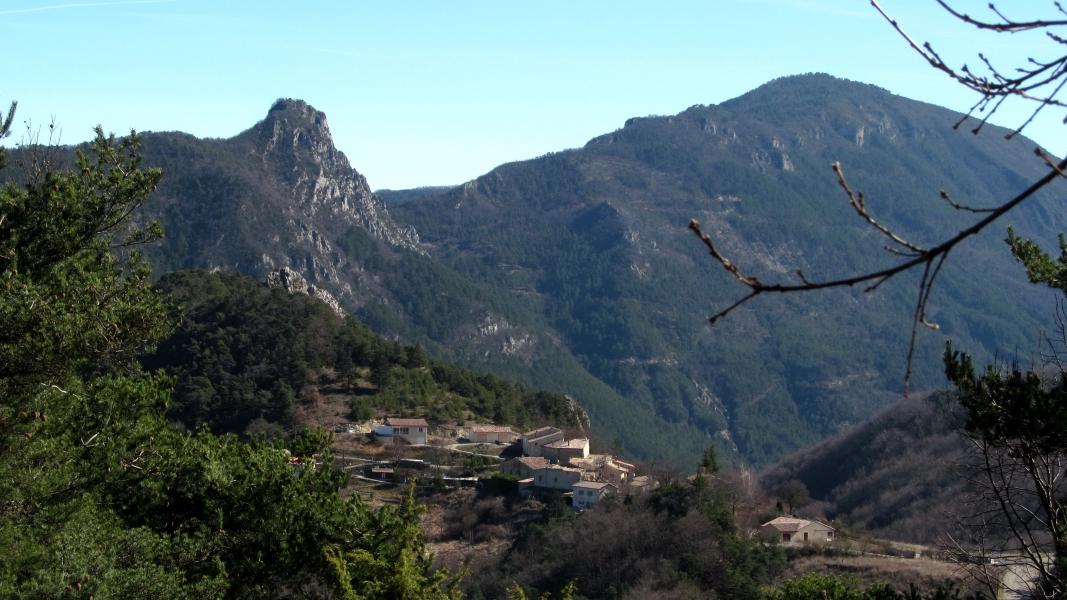 Le hameau des Auberts.
