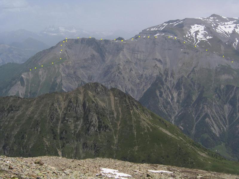 Le haut du parcours